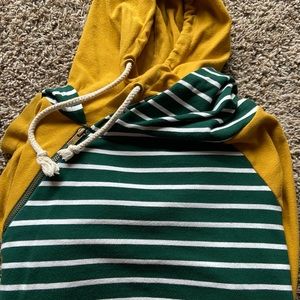 Ampersand striped sweatshirt